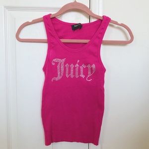 Juicy couture urban outfitters hot pink tank